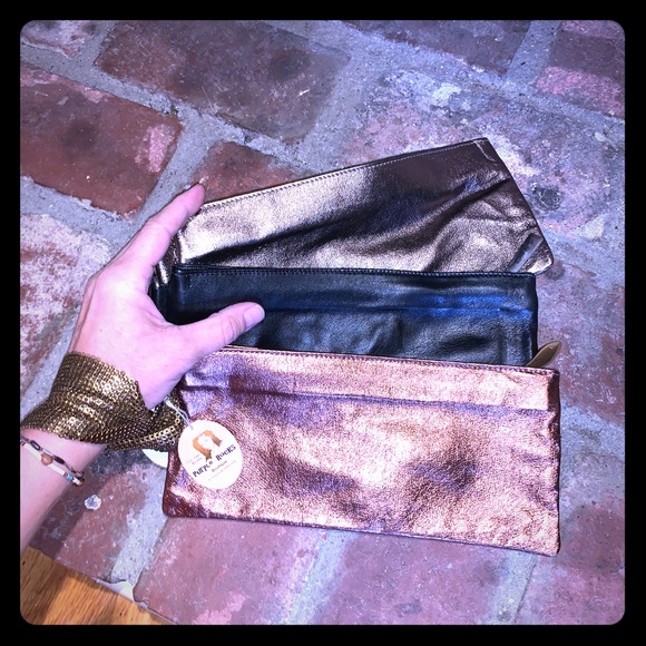 Georgie Alexander Leather Wristlet Clutch - Picture 6 of 6